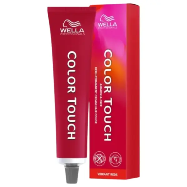 Wella Crema Colorante Color Touch Sin Amoniaco 60ml - 9.5 Rubio Muy Claro Caoba - Imagen 1